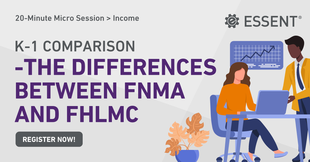 K1 Comparison The Differences Between FNMA and FHLMC (Micro Session