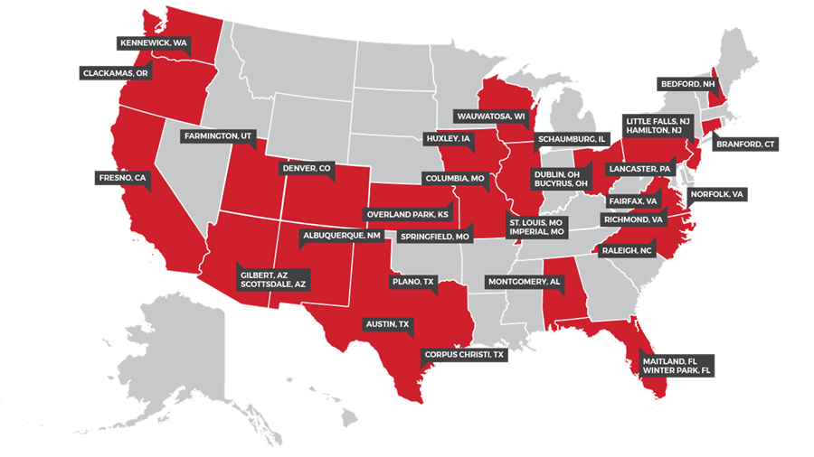 Quote Us 2019 Winners Map