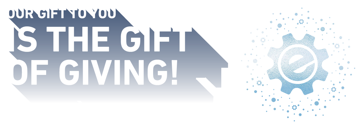 Our gift to you is the gift of giving!